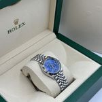 Rolex Datejust 31 278274 (Unknown (random serial)) - Blue dial 31 mm Steel case (3/8)