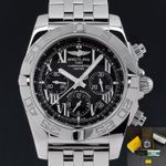 Breitling Chronomat 44 AB011012/BD89 (2018) - Zwart wijzerplaat 44mm Staal (1/8)