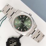 Rolex Oyster Perpetual 34 114200 (2020) - Green dial 34 mm Steel case (1/7)