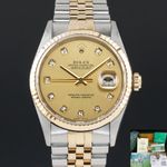 Rolex Datejust 36 16233 (1995) - 36mm Goud/Staal (1/8)