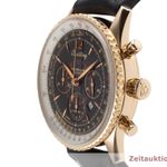 Breitling Montbrillant H41330 (2000) - Black dial 38 mm Yellow Gold case (6/8)