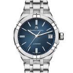 Maurice Lacroix Aikon AI6007-SS002-430-2 (2023) - Blauw wijzerplaat 39mm Staal (1/3)