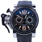 Graham Chronofighter Oversize 20VAV (2016) - Black dial 47 mm Steel case (1/1)