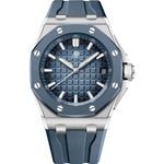 Audemars Piguet Royal Oak Offshore 15605SK.OO.A350CA.01 (2025) - Blue dial 43 mm Titanium case (1/1)