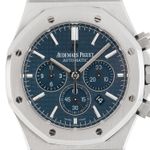 Audemars Piguet Royal Oak Chronograph 26320ST.OO.1220ST.03 (2016) - Blue dial 41 mm Steel case (2/7)