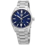 TAG Heuer Carrera Calibre 5 WBN2112.BA0639 (2025) - Blue dial 39 mm Steel case (3/3)