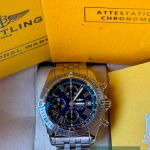 Breitling Chronomat Evolution A13356 (2011) - Black dial 44 mm Steel case (7/7)