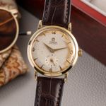 Omega Vintage 2659 (1950) - Champagne wijzerplaat 34mm Geelgoud (3/8)