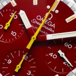 Omega Speedmaster Reduced 3510.61.00 (1997) - Rood wijzerplaat 39mm Staal (3/5)