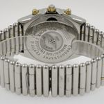 Breitling Chronomat B13352 (2001) - Pearl dial 39 mm Gold/Steel case (3/4)