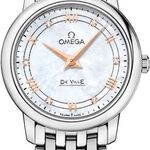 Omega De Ville Prestige 424.10.27.60.55.001 (2024) - Parelmoer wijzerplaat 27mm Staal (1/1)