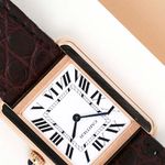 Cartier Tank Solo W5200024 (2019) - Zilver wijzerplaat 31mm Roségoud (4/8)