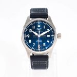IWC Pilot Mark IW328203 (2024) - Blue dial 40 mm Steel case (3/8)