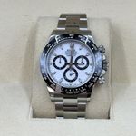 Rolex Daytona 116500LN (Unknown (random serial)) - White dial 40 mm Steel case (5/8)