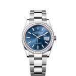 Rolex Datejust 36 126284RBR (2024) - Blauw wijzerplaat 36mm Staal (1/1)