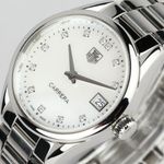 TAG Heuer Carrera Lady WAR1314 (2021) - Wit wijzerplaat 32mm Staal (5/8)