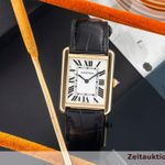 Cartier Tank Solo W5200004 (2015) - Silver dial 35 mm Yellow Gold case (1/8)