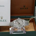 Rolex Air-King 14010 (2005) - Zilver wijzerplaat 34mm Staal (3/7)