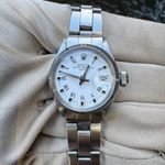 Rolex Oyster Perpetual Lady Date 69190 (Unknown (random serial)) - White dial 26 mm Steel case (2/5)