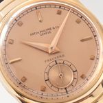 Patek Philippe Annual Calendar 5396/1G-001 (1930) - Blue dial 38 mm White Gold case (8/8)