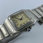 Cartier Santos Galbée 1564 (Onbekend (willekeurig serienummer)) - Beige wijzerplaat 29mm Staal (4/6)