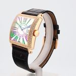 Franck Muller Master Square 6000 H SC DT (2008) - Silver dial 36 mm Rose Gold case (10/56)