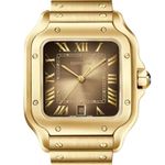 Cartier Santos WGSA0095 (2026) - Gold dial 40 mm Yellow Gold case (1/1)