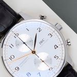 IWC Portuguese Chronograph IW371604 (2022) - Zilver wijzerplaat 41mm Staal (3/8)