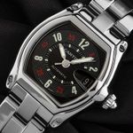 Cartier Roadster 2510 (2002) - Zwart wijzerplaat 37mm Staal (3/8)