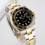 Rolex GMT-Master II 116713LN (2006) - Black dial 40 mm Gold/Steel case (3/6)