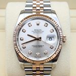 Rolex Datejust 36 116231 (2013) - Silver dial 36 mm Gold/Steel case (3/8)