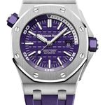 Audemars Piguet Royal Oak Offshore Diver 15710ST.OO.A077CA.01 (2025) - Purple dial 42 mm Steel case (1/1)