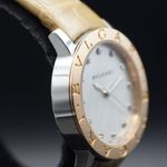 Bulgari Bulgari BBLP33SG (2013) - Parelmoer wijzerplaat 33mm Goud/Staal (5/8)