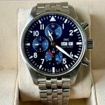 IWC Pilot Chronograph IW378004 (2020) - Blue dial 41 mm Steel case (2/7)