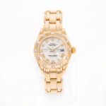 Rolex Lady-Datejust Pearlmaster 69318 (1994) - 29 mm Yellow Gold case (3/8)