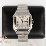 Cartier Santos WSSA0018 (2025) - Zilver wijzerplaat 40mm Staal (1/3)
