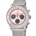 Breitling Navitimer 1 B01 Chronograph AB01219A1G1A1 (2023) - Zilver wijzerplaat 43mm Staal (1/2)