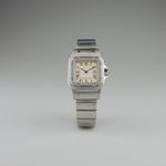 Cartier Santos 966930 (Unknown (random serial)) - White dial 25 mm Steel case (2/8)