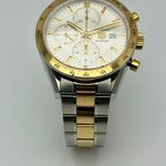 TAG Heuer Carrera Calibre 16 CV2050.BD0789 (Onbekend (willekeurig serienummer)) - Zilver wijzerplaat 41mm Goud/Staal (8/8)