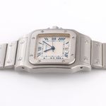 Cartier Santos Galbée 987901 (1990) - Wit wijzerplaat 29mm Staal (4/8)