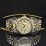 Rolex Datejust 36 16013 (1980) - Yellow dial 36 mm Gold/Steel case (4/7)