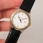 Jaeger-LeCoultre Vintage 114.5.13 (1990) - Wit wijzerplaat 35mm Staal (5/8)