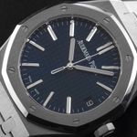 Audemars Piguet Royal Oak Selfwinding 15510ST.OO.1320ST.01 (2020) - Blauw wijzerplaat 41mm Staal (3/7)