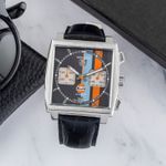 TAG Heuer Monaco Calibre 12 CAW2113 (2010) - Multi-colour dial 39 mm Steel case (1/8)