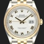 Rolex Datejust 36 126233 (2023) - 36mm Goud/Staal (2/8)