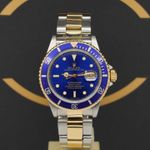 Rolex Submariner Date 16803 (1995) - Blue dial 40 mm Gold/Steel case (1/7)