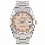 Rolex Datejust 36 16234 (Unknown (random serial)) - Beige dial 36 mm Steel case (1/7)