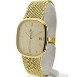 Omega Vintage 7285 (Unknown (random serial)) - Champagne dial 33 mm Yellow Gold case (2/8)