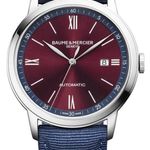 Baume & Mercier Classima M0A10694 (2026) - Rood wijzerplaat 42mm Staal (1/1)