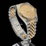 Rolex Datejust 36 16233 (2003) - Gold dial 36 mm Gold/Steel case (6/7)